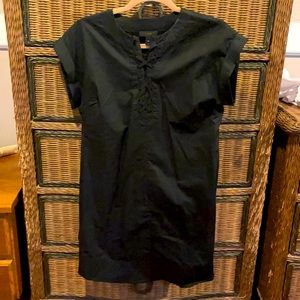J Crew Black Cotton Dress